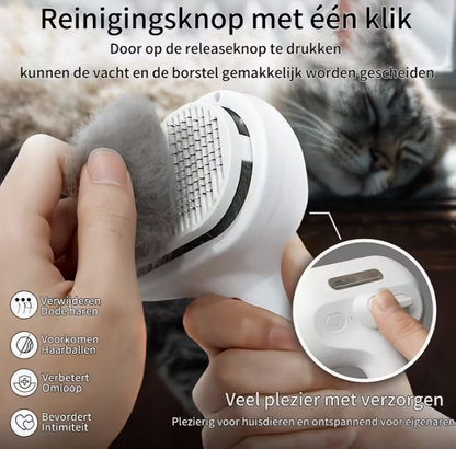 Vrolijke Dieren® Steami Pro – Salonwaardige Vachtverzorging Thuis voor een Gladde, Gezonde Vacht