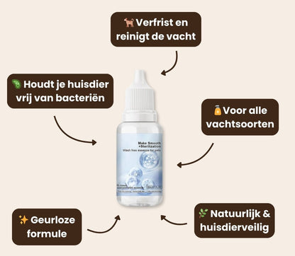 Vacht-Verfrissende Shampoo Druppels – Premium Verzorging voor Alle Vachtsoorten
